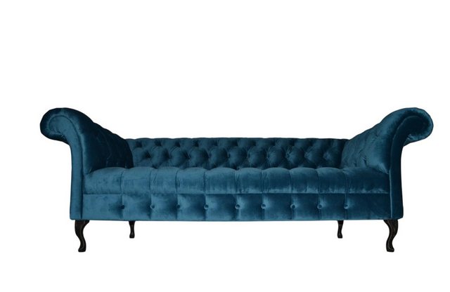 Xlmoebel Sofa Chesterfield-Sofa mit Designer-Polsterung und Textilbezug in günstig online kaufen