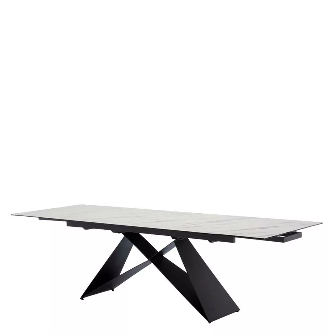 Esszimmer Tisch modern mit Keramikplatte zwei Einlegeplatten günstig online kaufen