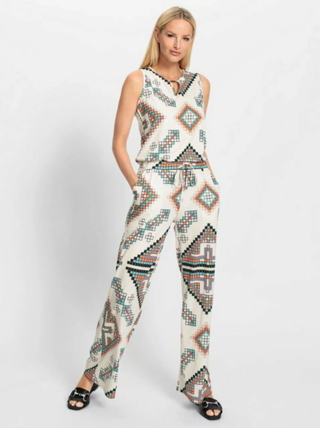 heine Jumpsuit Jumpsuit Innenbeinlänge ca. 79 cm günstig online kaufen