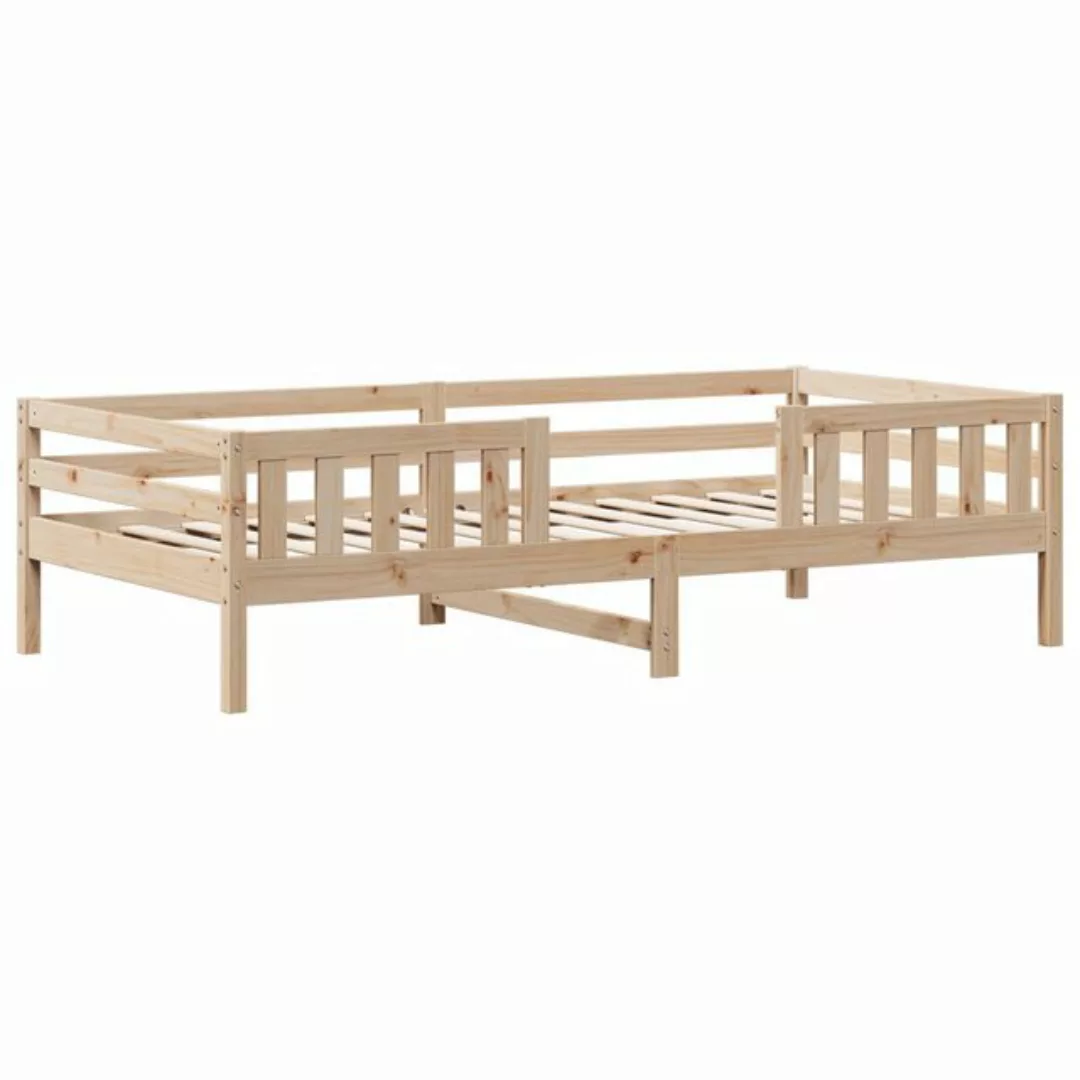 vidaXL Bett Massivholzbett ohne Matratze 75x190 cm Kiefernholz günstig online kaufen