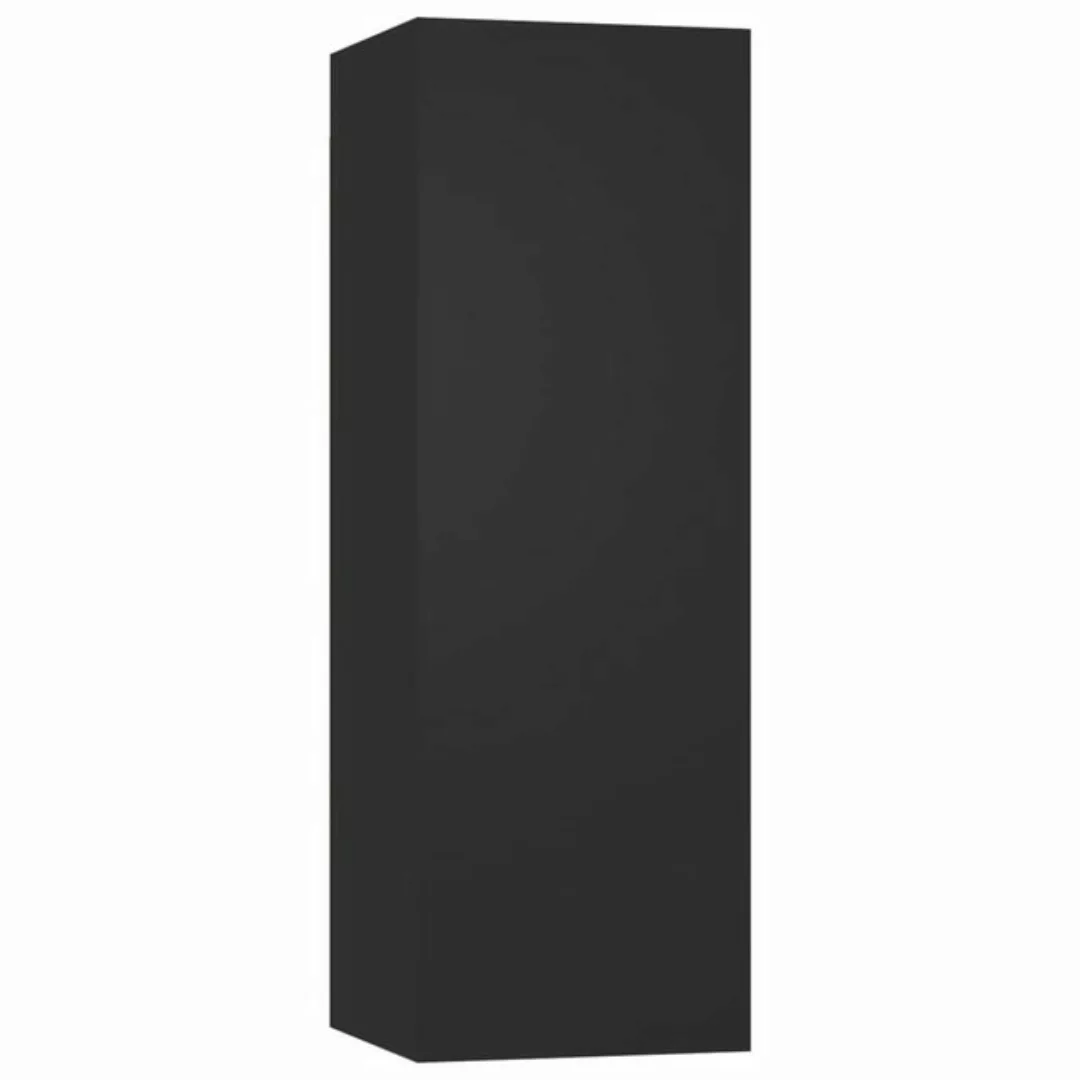 vidaXL TV-Schrank TV-Schrank Schwarz 30,5x30x90 cm Spanplatte Lowboard günstig online kaufen