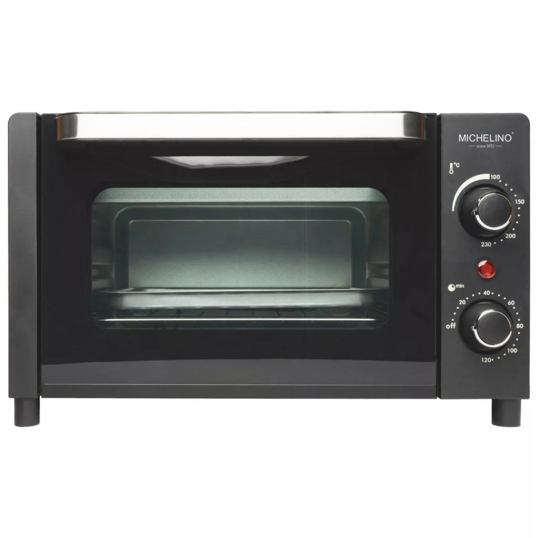 MICHELINO Mini-Backofen 20538 schwarz Metall B/H/T: ca. 37x22x27 cm ca. 12 günstig online kaufen