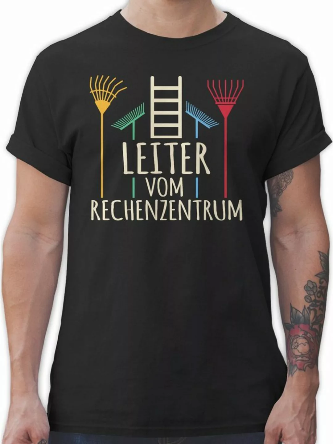 Shirtracer T-Shirt Leiter vom Rechenzentrum hell Herren & Männer Geschenke günstig online kaufen