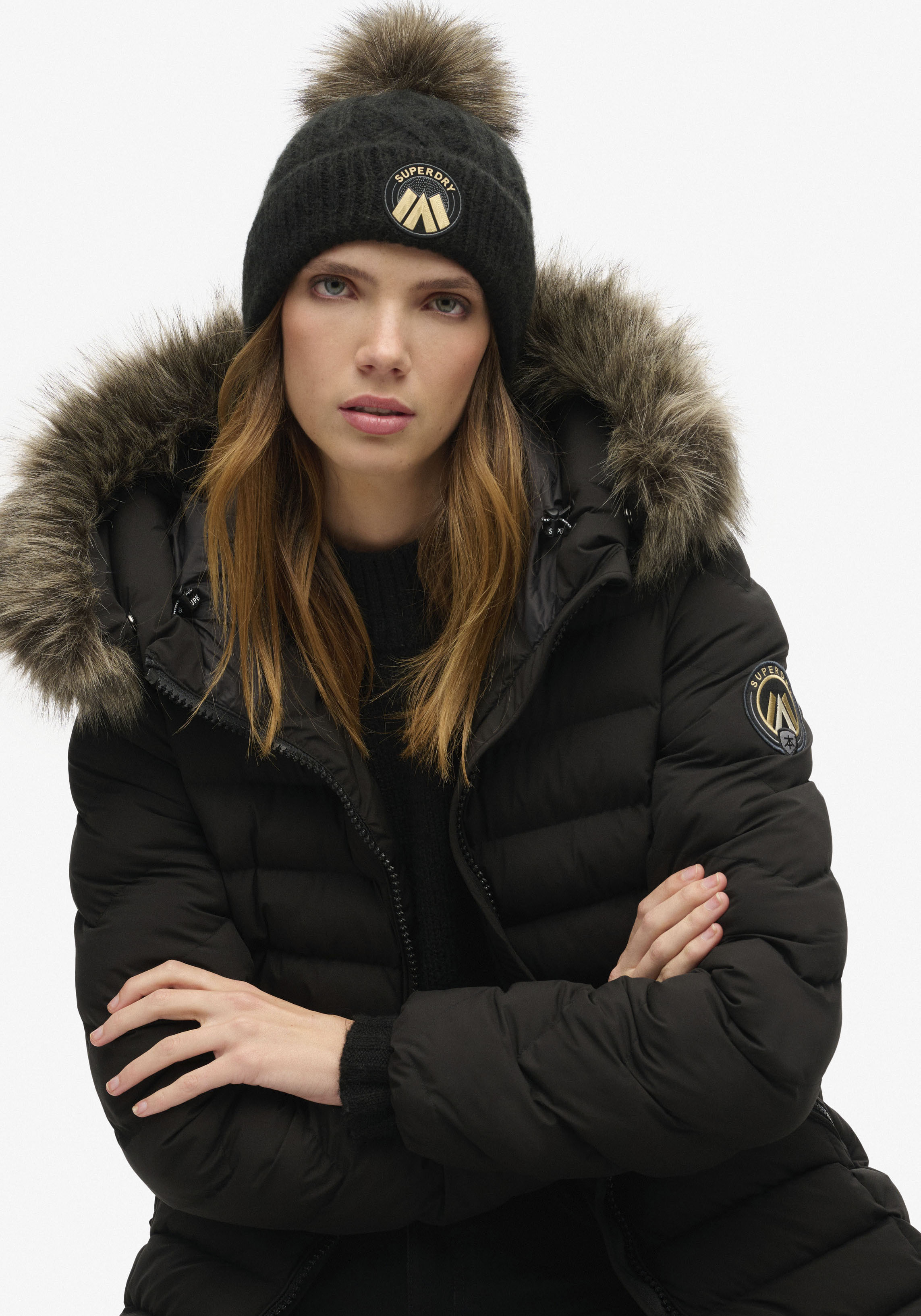 Superdry Beanie "CABLE LUXE KNIT BEANIE HAT" günstig online kaufen
