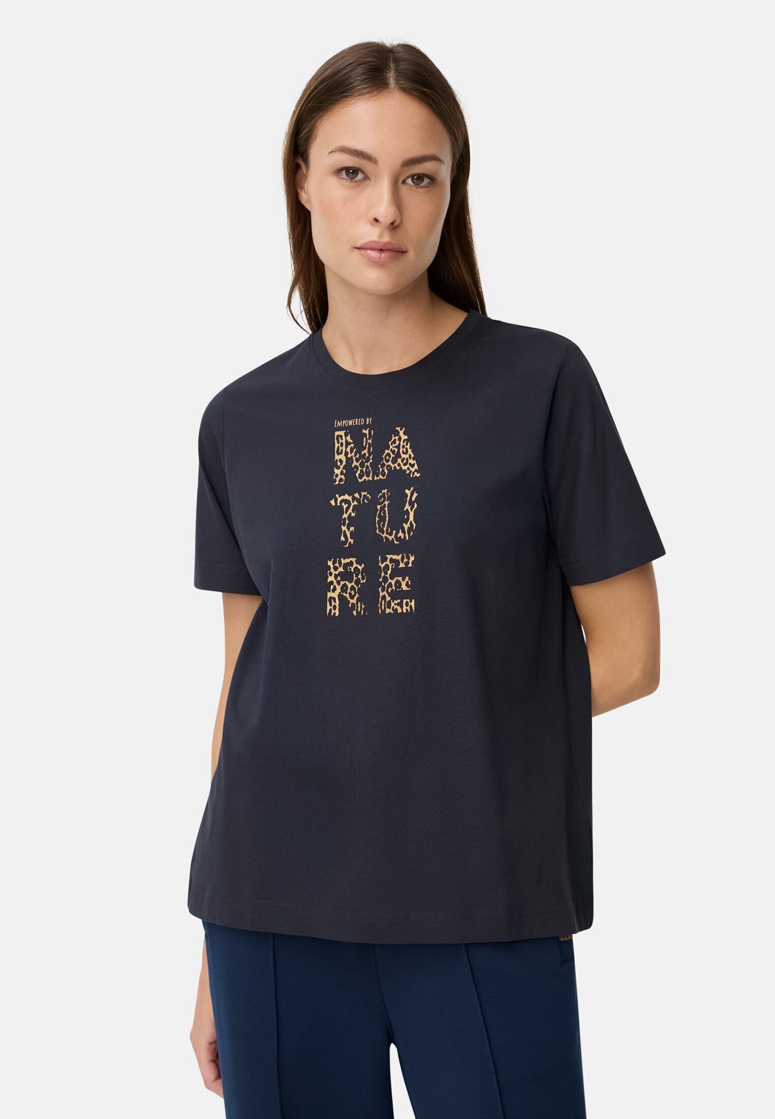 camel active Print-Shirt aus reiner Baumwolle günstig online kaufen