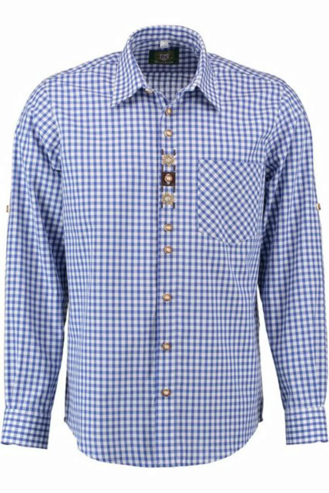 orbis Trachtenhemd Trachtenhemd - H1538 - blau günstig online kaufen