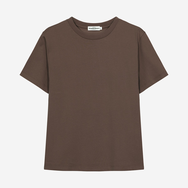 Damen T-shirt Mit Rundhalsausschnitt Basic - Basics By Biderman günstig online kaufen