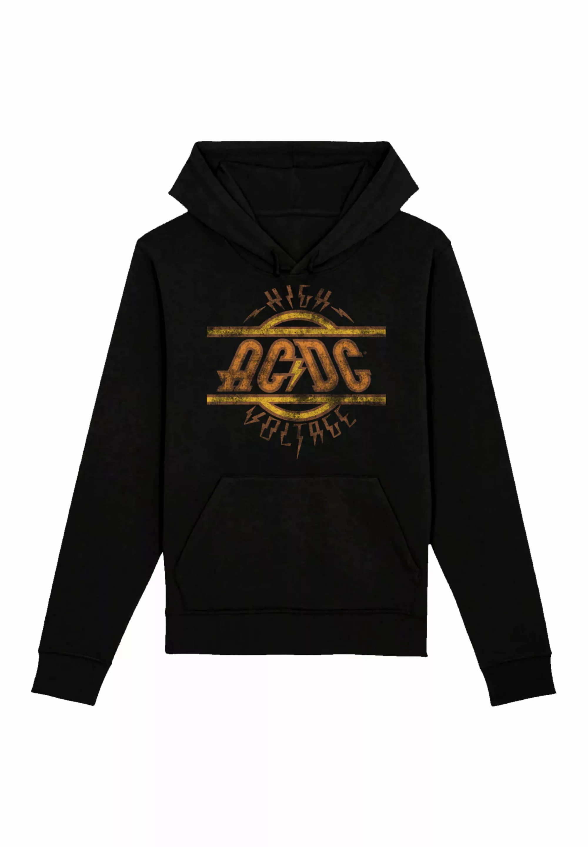 F4NT4STIC Kapuzenpullover "AC/DC Rock Musik Band High Voltage Logo Distress günstig online kaufen