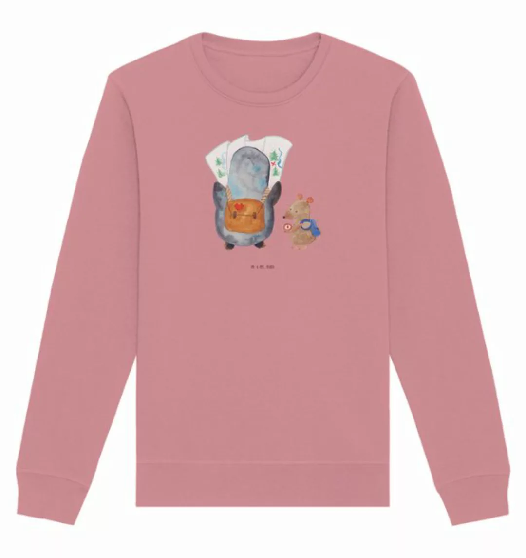 Mr. & Mrs. Panda Longpullover Größe L Pinguin & Maus Wanderer - Canyon Pink günstig online kaufen