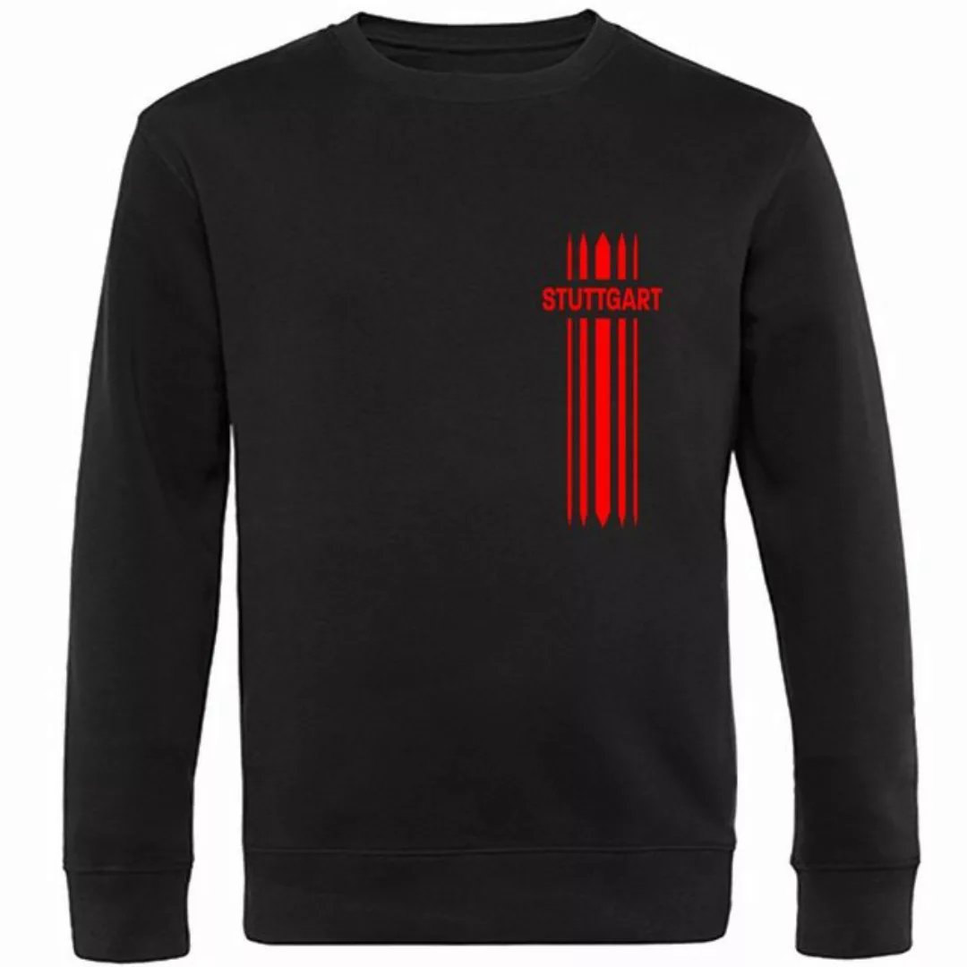 multifanshop Sweatshirt Stuttgart - Streifen - Pullover günstig online kaufen