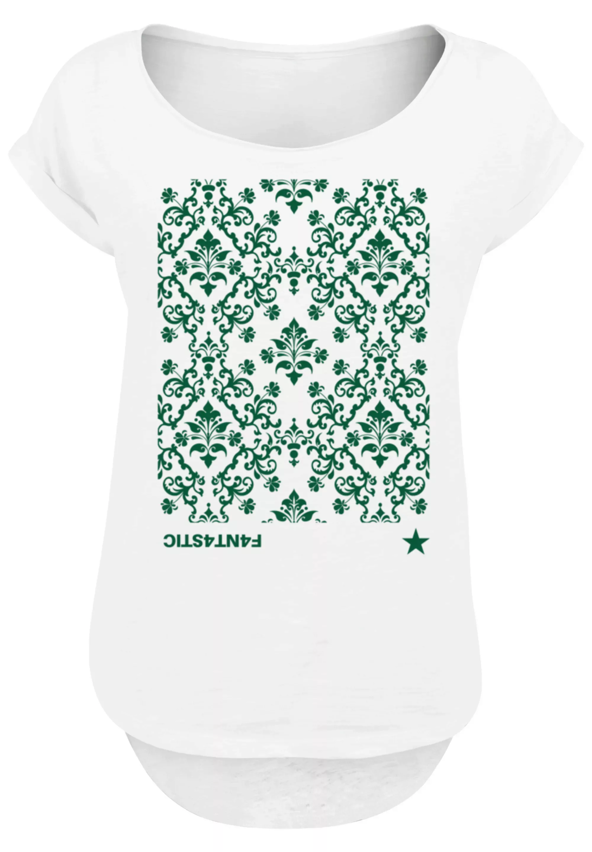 F4NT4STIC T-Shirt "Blumen Muster Grün", Print günstig online kaufen