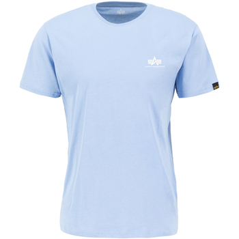 Alpha Industries  T-Shirts & Poloshirts Basic T-Shirt SL - light blue günstig online kaufen