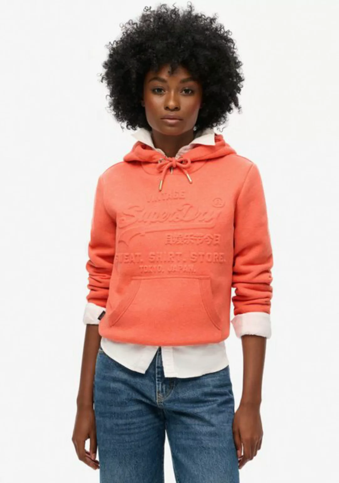 Superdry Kapuzensweatshirt EMBOSSED VL GRAPHIC HOODIE günstig online kaufen