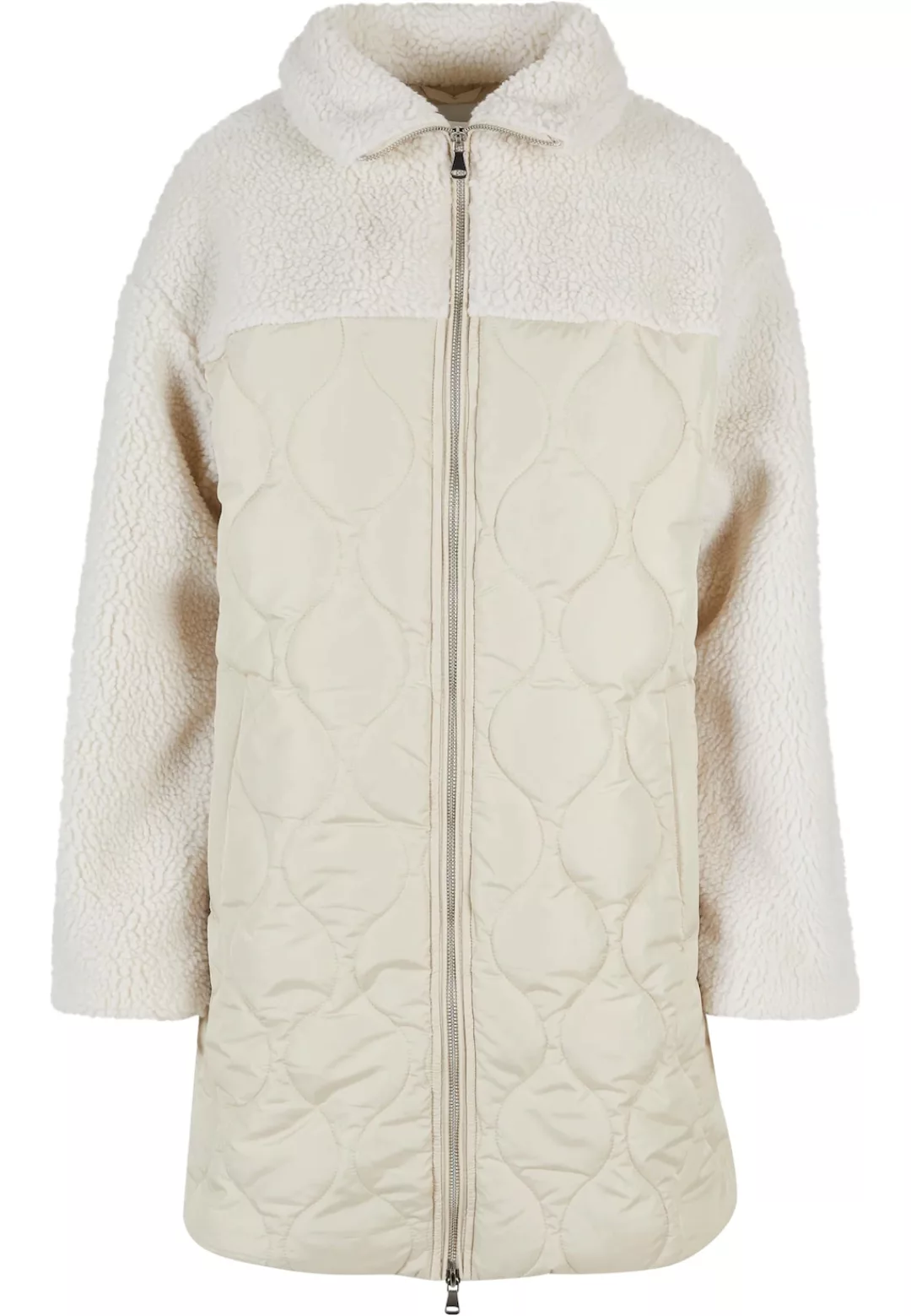 URBAN CLASSICS Winterjacke "Damen Ladies Oversized Sherpa Quilted Coat", (1 günstig online kaufen