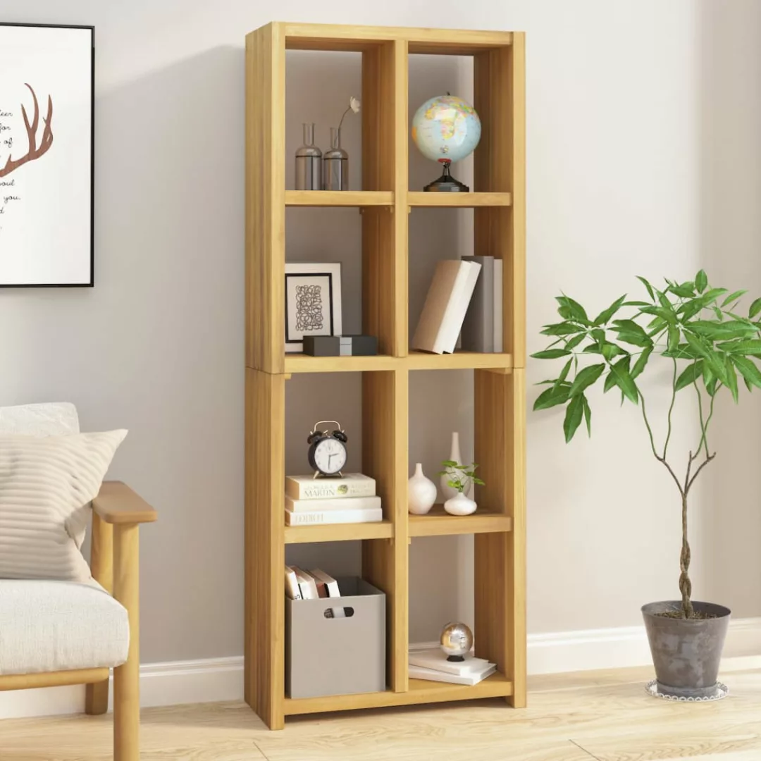 Vidaxl Bücherregal 70x30x180 Cm Massivholz Teak günstig online kaufen