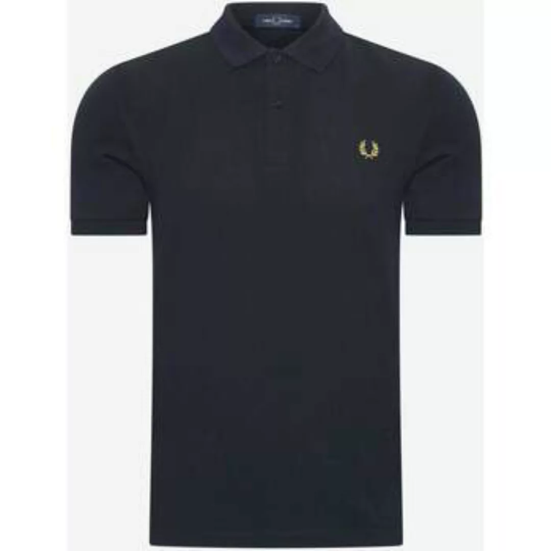 Fred Perry  T-Shirts & Poloshirts Plain  shirt - navy honeycomb günstig online kaufen