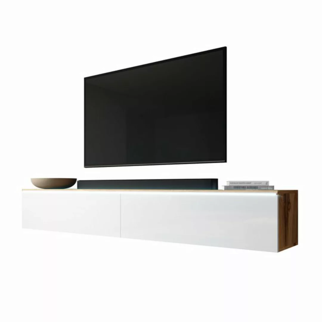 Furnix TV-Schrank BARGO Lowboard 180 cm modernes Design ohne LED Wahl 3 Far günstig online kaufen