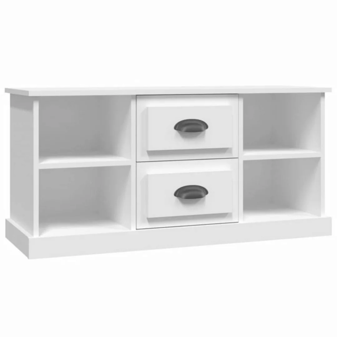 Vidaxl Tv-schrank Weiß 99,5x35,5x48 Cm Holzwerkstoff günstig online kaufen