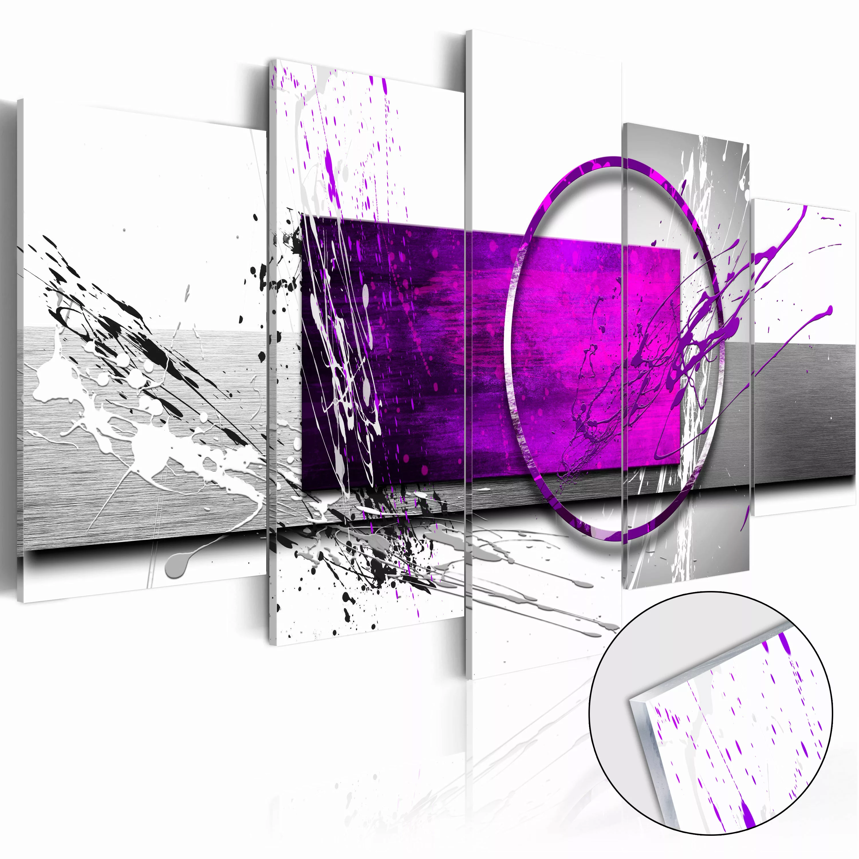 Acrylglasbild - Purple Expression [glass] günstig online kaufen