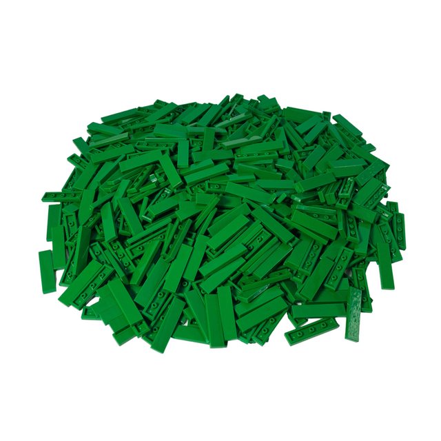 LEGO® Spielbausteine LEGO® 1x4 Fliesen Grün - 2431 NEU! Menge 250x, (Creati günstig online kaufen