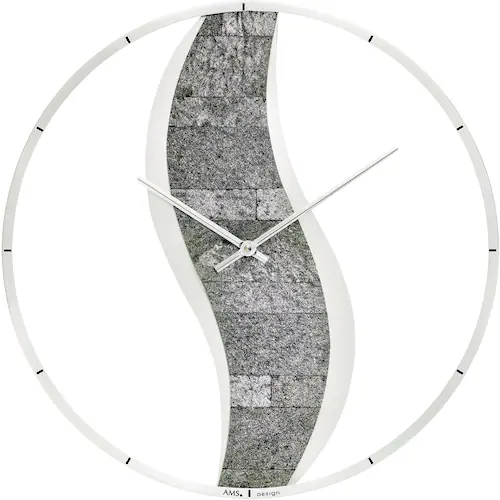 AMS Wanduhr »W9646«, Quarzuhr,Holz,Wohnzimmer,Esszimmer,Küche,Arbeitszimmer günstig online kaufen