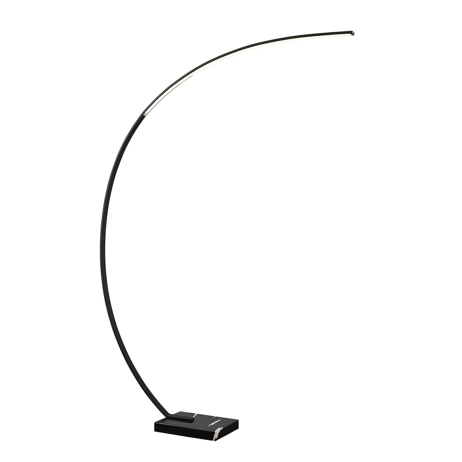 Lindby Kendra LED-Bogenstehleuchte, schwarz günstig online kaufen