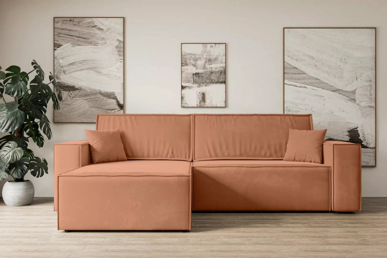 ALTDECOR Ecksofa CELTIC-XL, Couch mit Schlaffunktion, Wohnzimmer - Wohnland günstig online kaufen