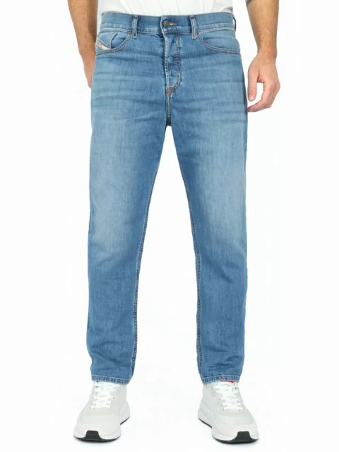 Diesel Tapered-fit-Jeans Knöchellang und Regular Fit - D-Fining 0EHAJ - Län günstig online kaufen