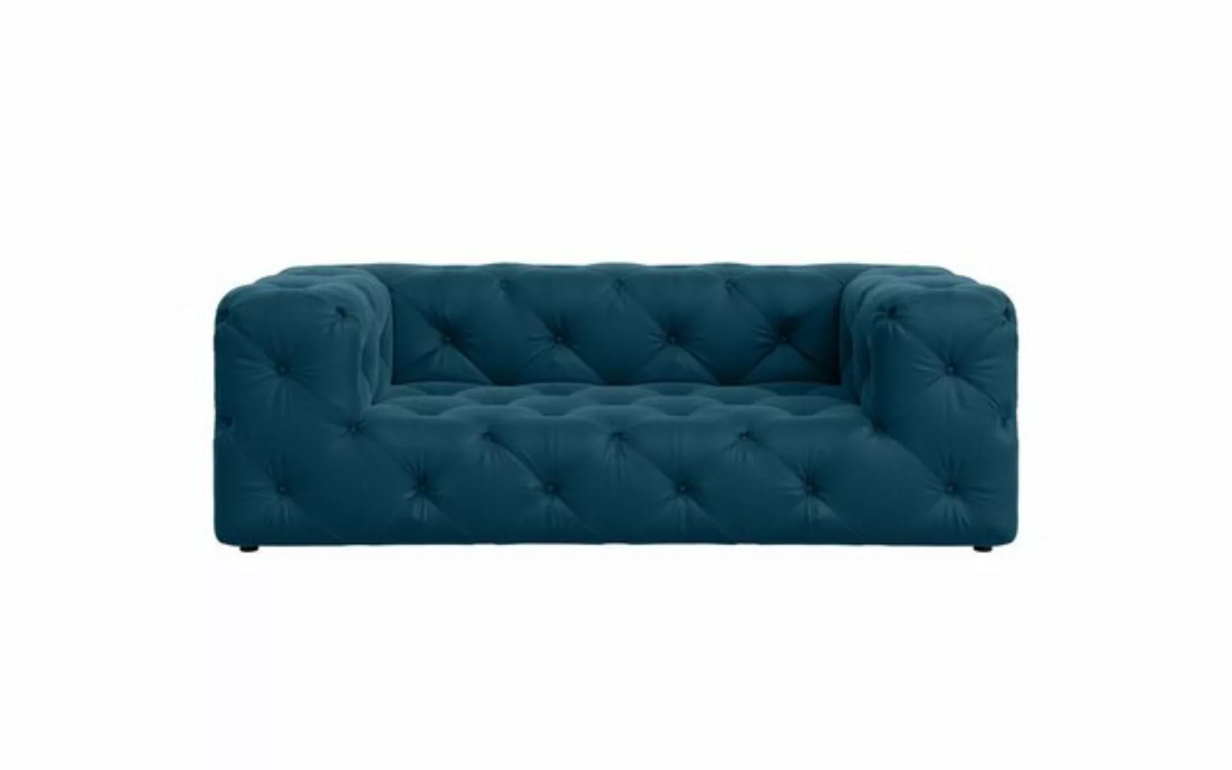 Places of Style 2-Sitzer FOLLINA, 2-Sitzer Sofa mit klassischer Chesterfiel günstig online kaufen