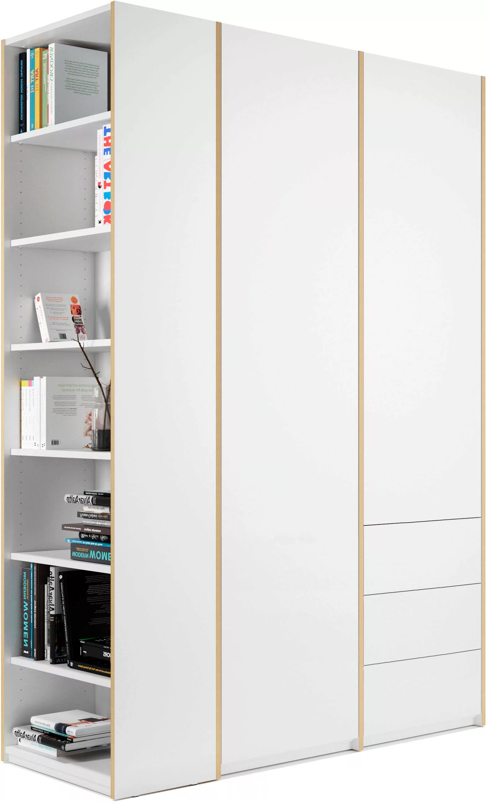 Müller SMALL LIVING Kleiderschrank »Modular Plus Variante 2«, inklusive 3 k günstig online kaufen