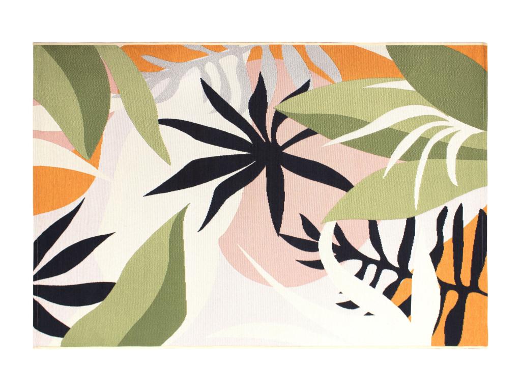 Teppich mit tropischem Muster - Indoor oder Outdoor - 200 x 300 cm - Mehrfa günstig online kaufen