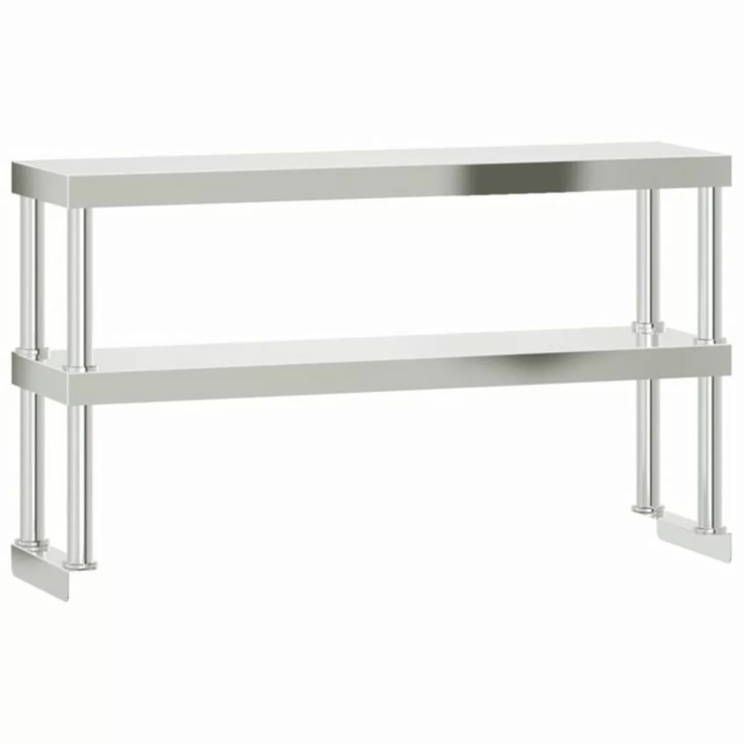 vidaXL Hängeschrank Aufsatzboard für Küchentisch 2 Ablagen 110x30x65 cm Ede günstig online kaufen