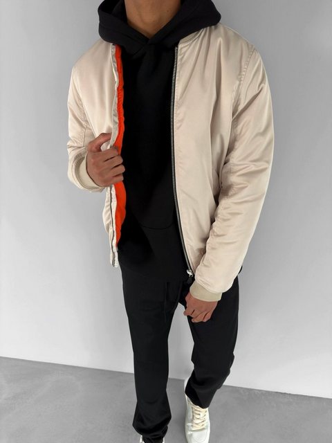 Abluka Winterjacke Oversize Bomber Jacket im Casual Stil - Übergangsjacke günstig online kaufen