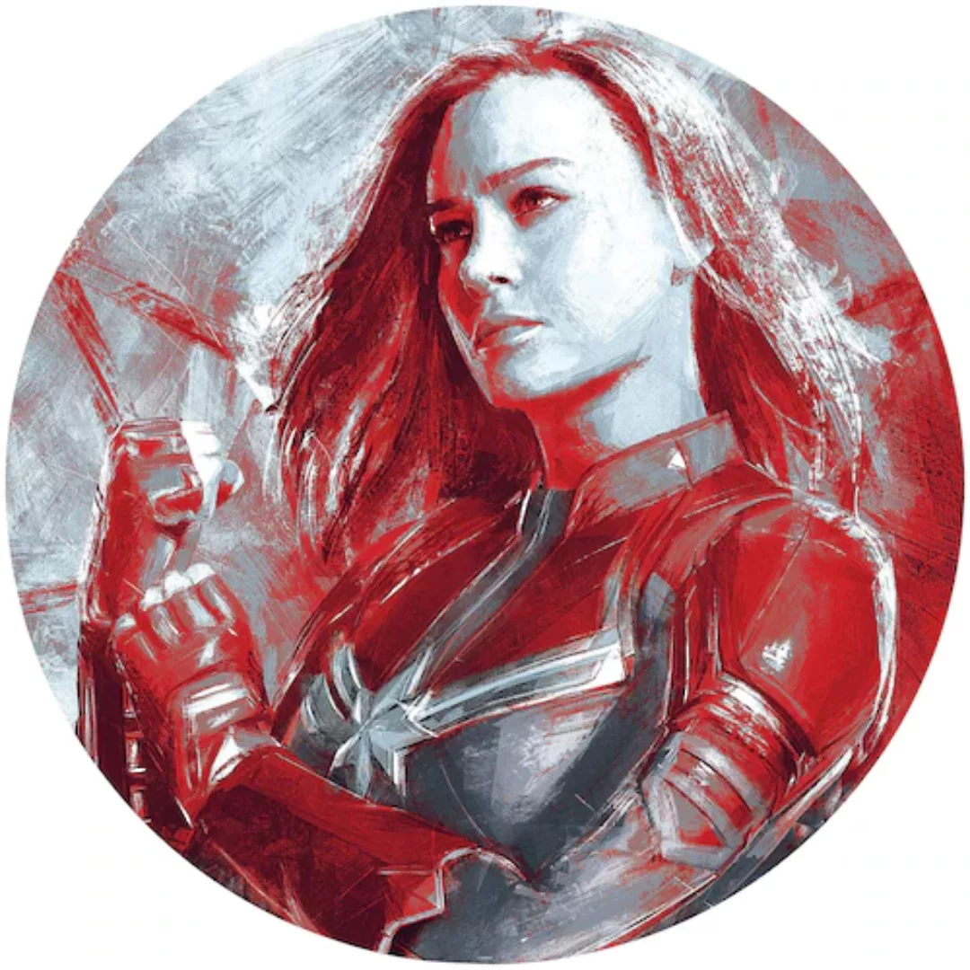 Komar Fototapete Avengers Painting Captain Marvel D: ca. 125 cm günstig online kaufen