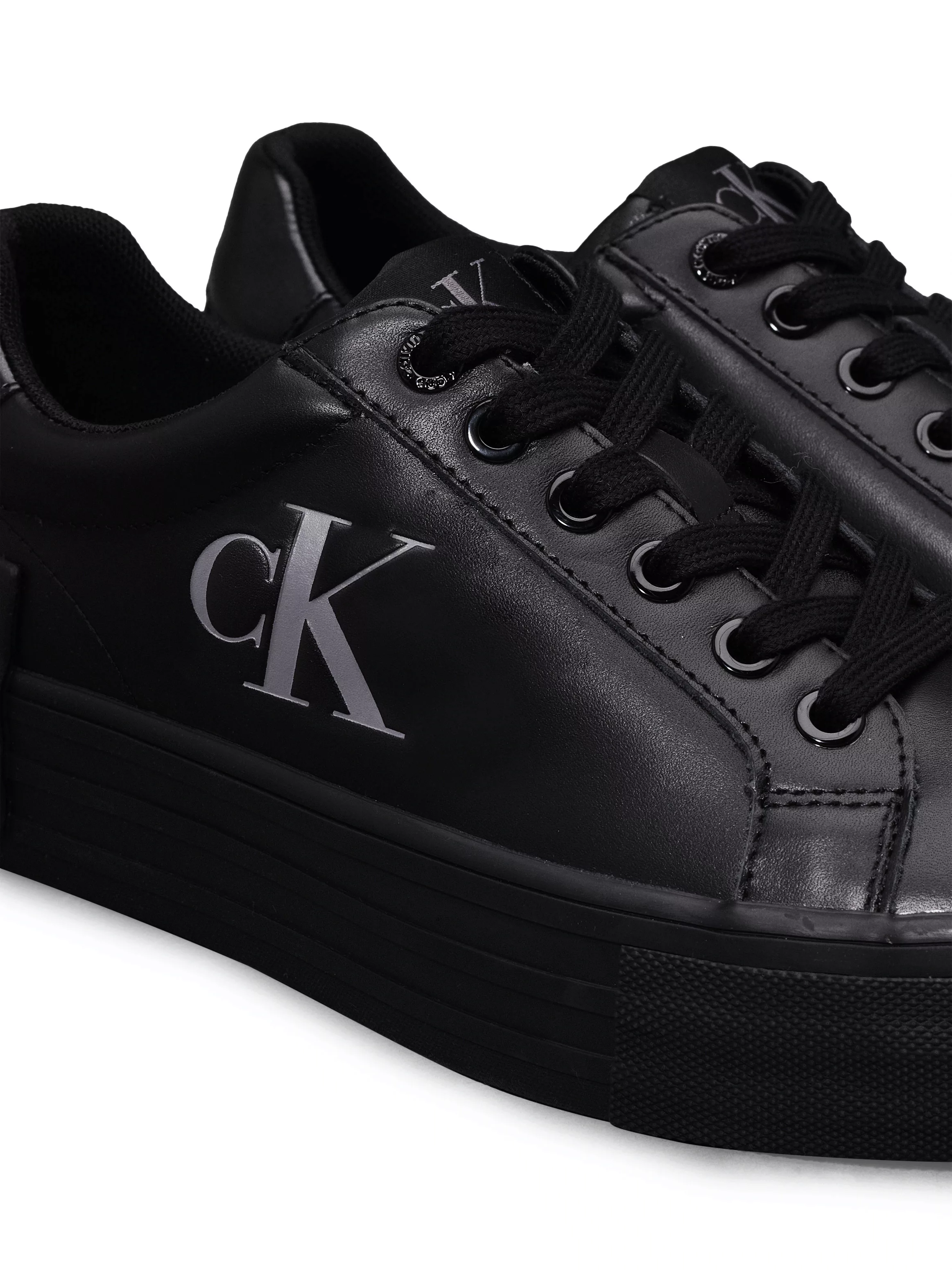 Calvin Klein Jeans Plateausneaker "VULC FLATFORM LOW MG LTH", Halbschuh, Fr günstig online kaufen