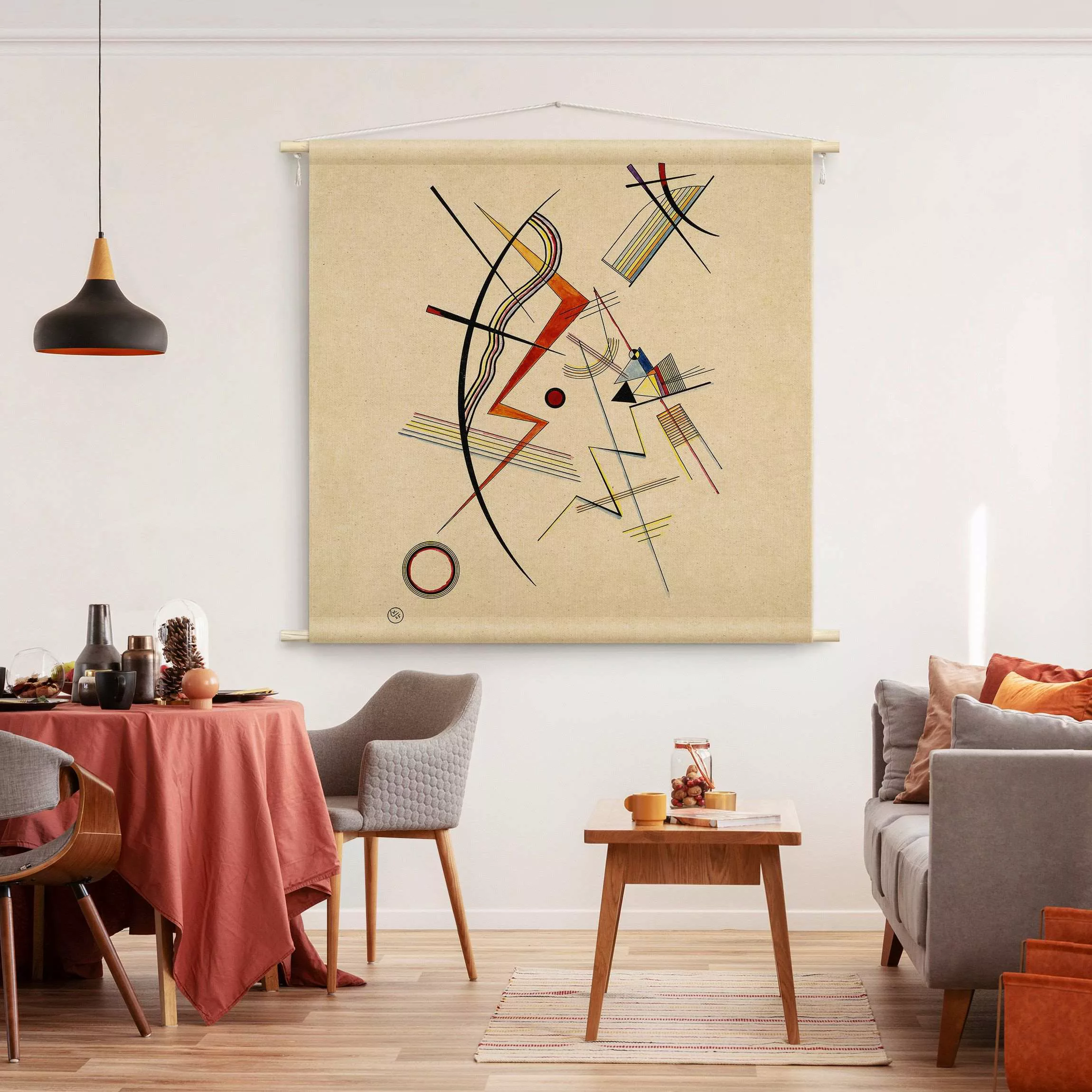 Wandteppich Wassily Kandinsky - Jahresgabe günstig online kaufen