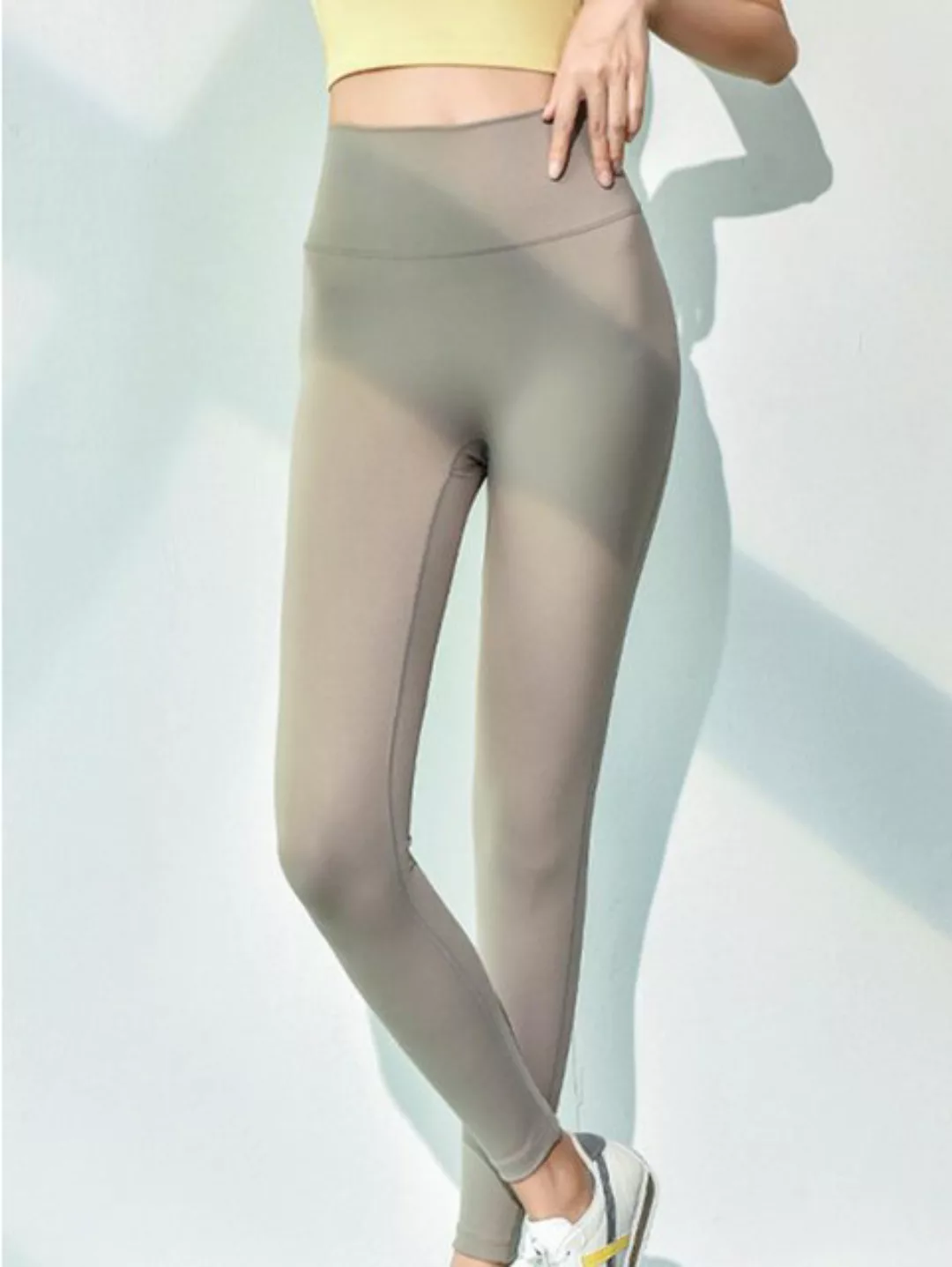 ZWY Highwaist Leggings Nudefarbene Slim-Fit-Yogahosen, die Ihre Hüften hebe günstig online kaufen