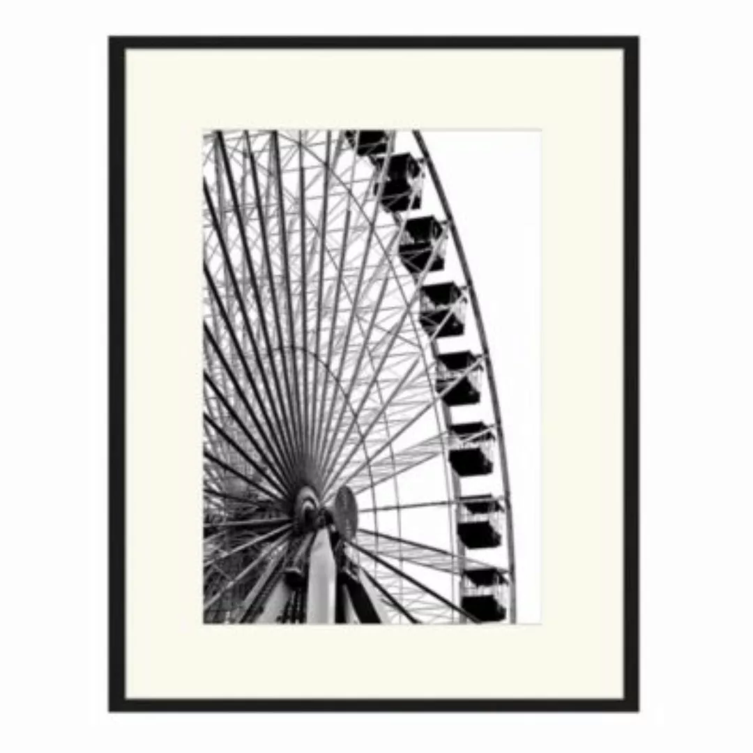 Any Image Wandbild Riesenrad schwarz Gr. 40 x 50 günstig online kaufen
