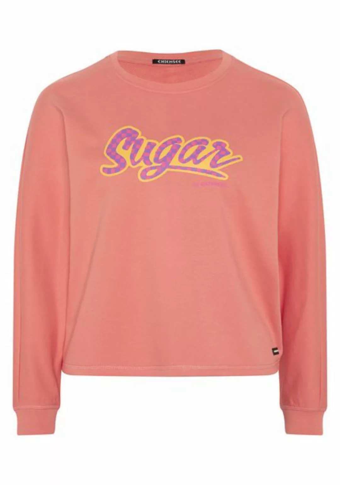 Chiemsee Sweatshirt Sweatshirt mit SUGAR-Print 1 günstig online kaufen