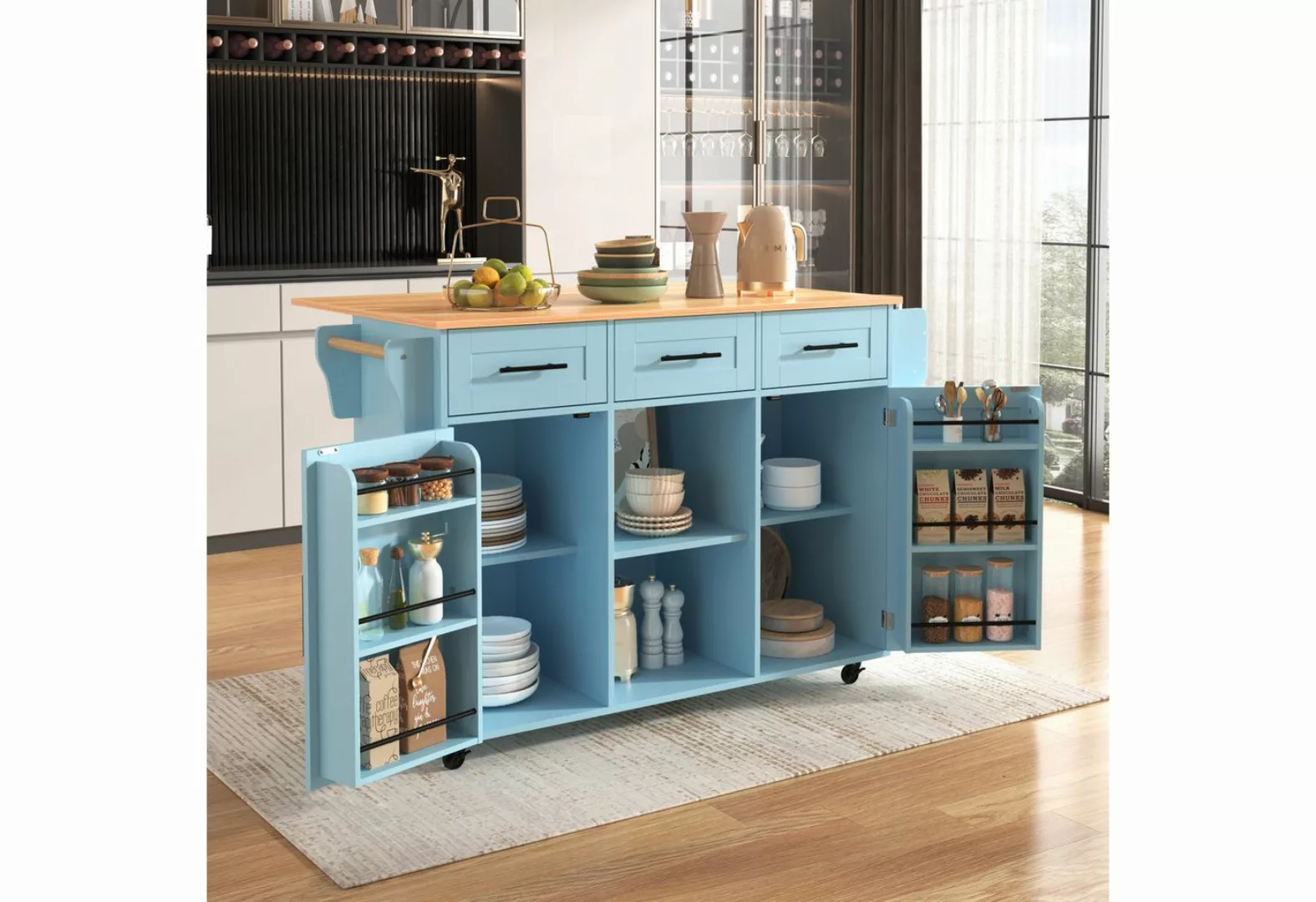 GLIESE POWER Buffet 139x46(71)x91,5 cm großer Küchenbuffet, für Esszimmer, günstig online kaufen