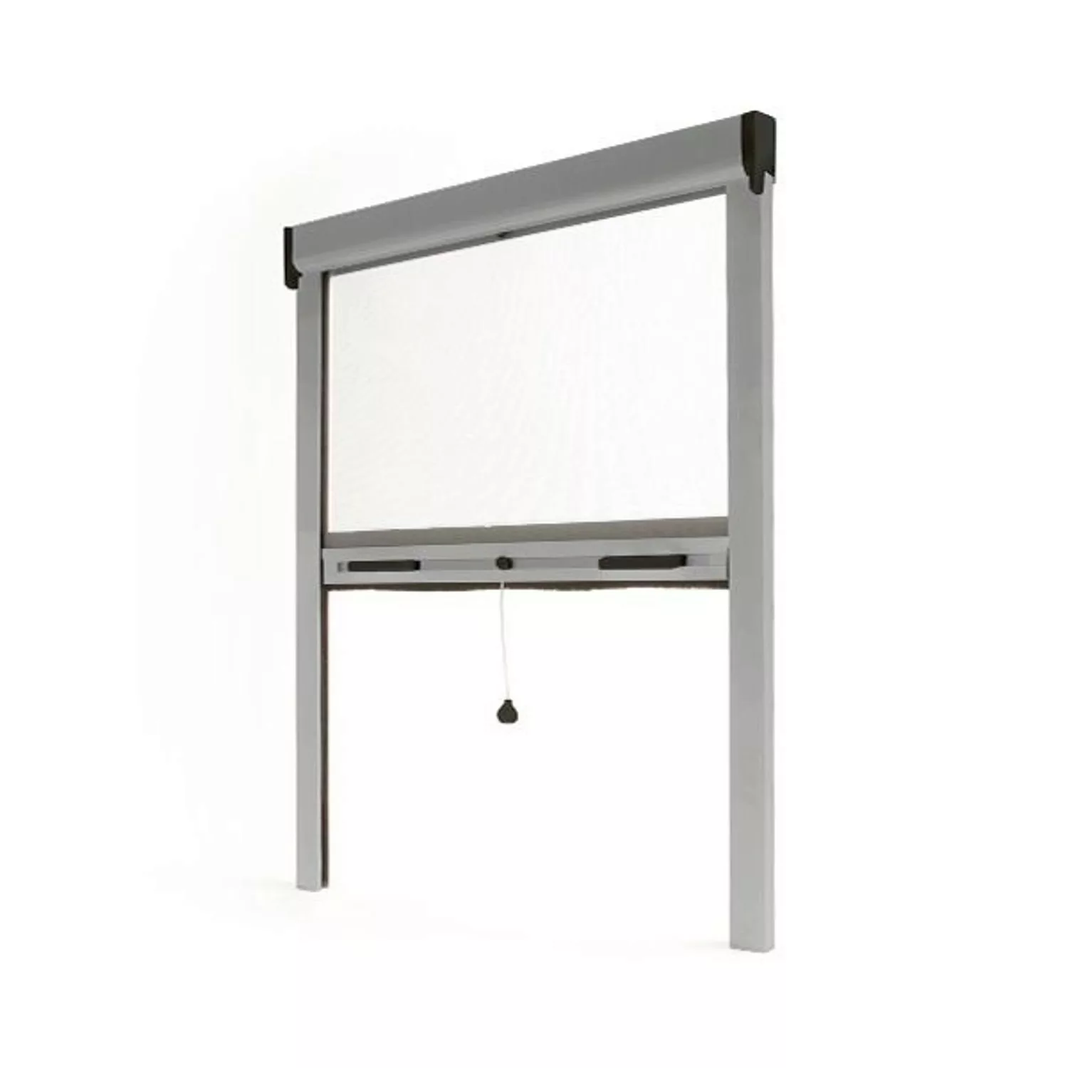 Avosdim Insektenschutzrollo Fenster & Tür Aluminium 100cm x 160cm Grau günstig online kaufen