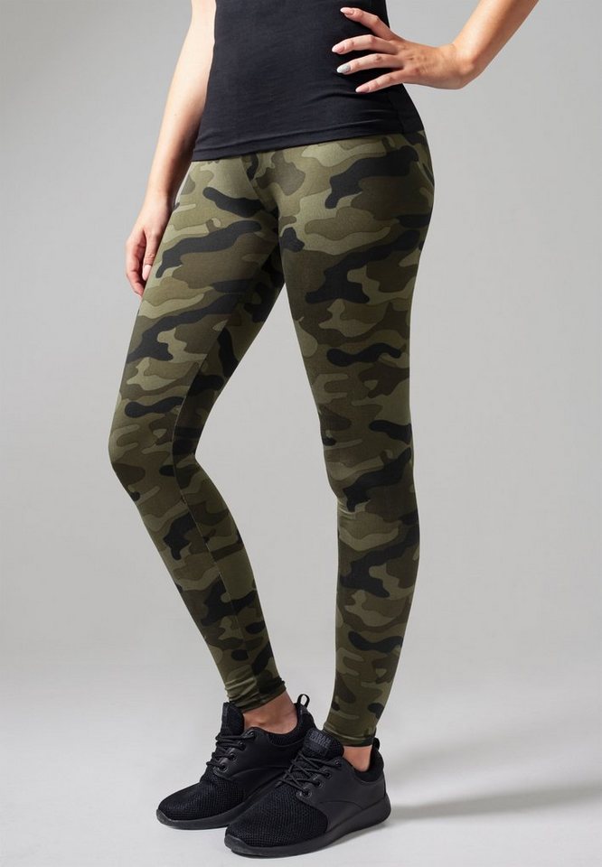 URBAN CLASSICS Leggings TB1331 - Ladies Camo Leggings wood camo XS günstig online kaufen