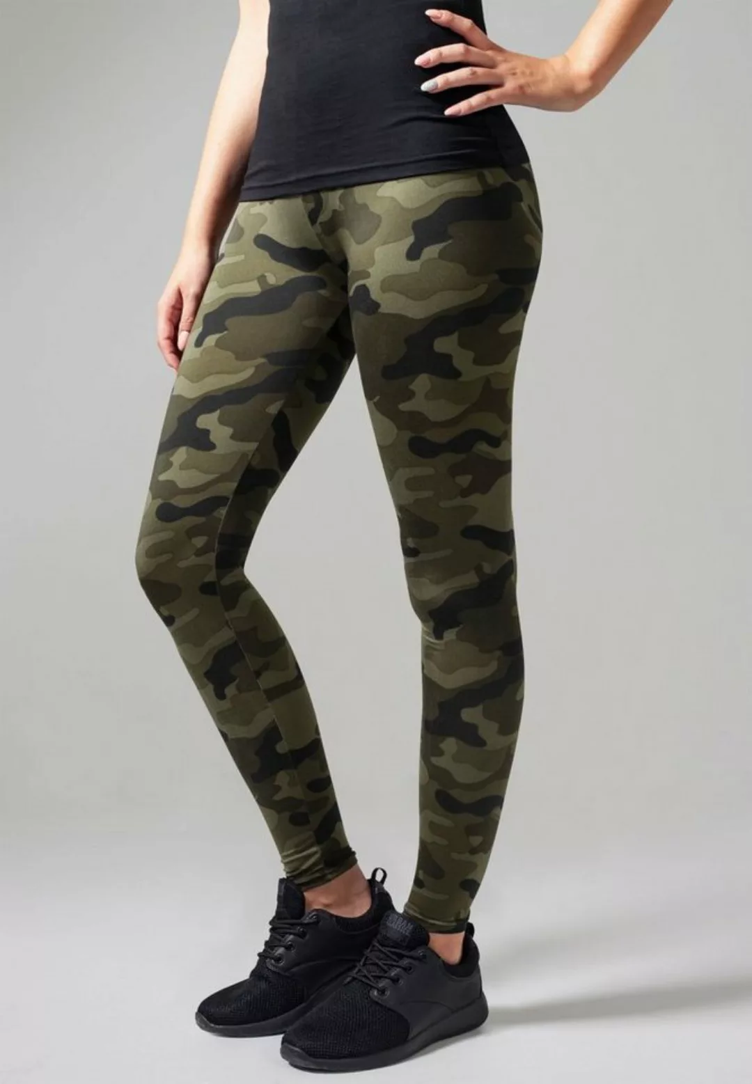 URBAN CLASSICS Leggings TB1331 - Ladies Camo Leggings wood camo XS günstig online kaufen