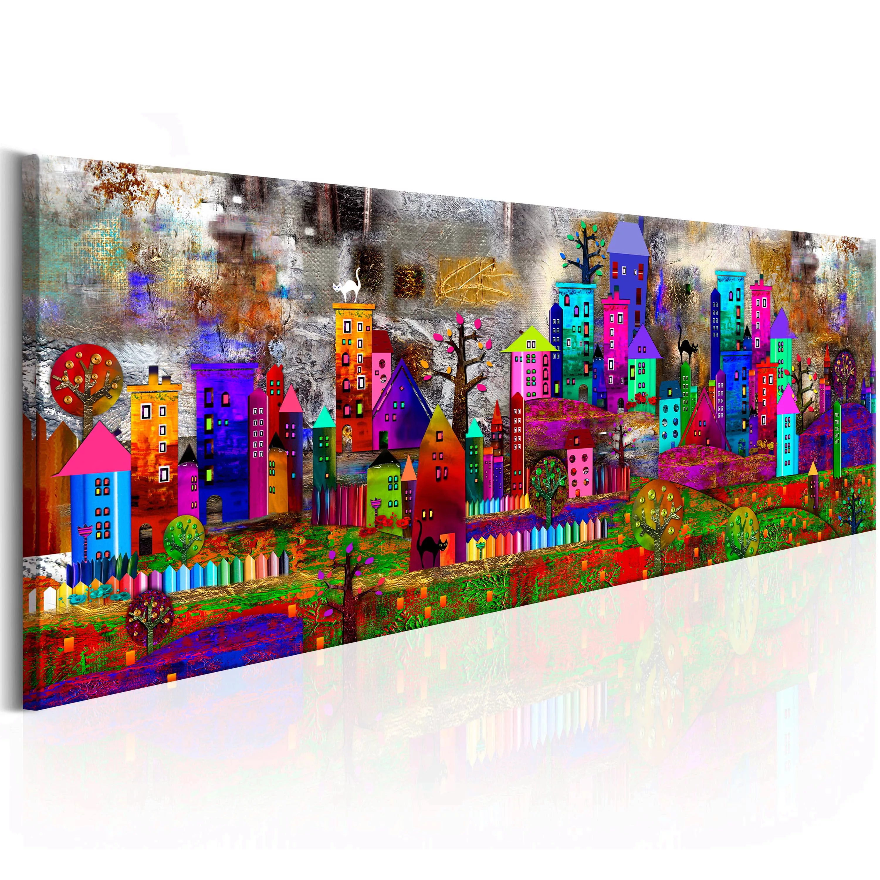 Wandbild - Fantasy City günstig online kaufen