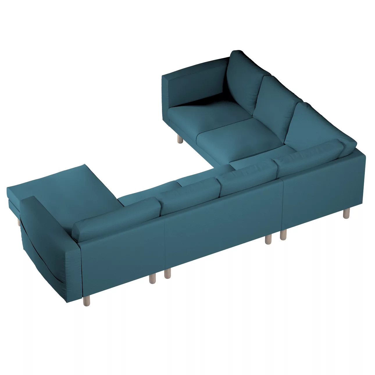 Bezug für Norsborg 5-Sitzer Ecksofa mit Recamiere, dunkelblau, Norsborg Bez günstig online kaufen