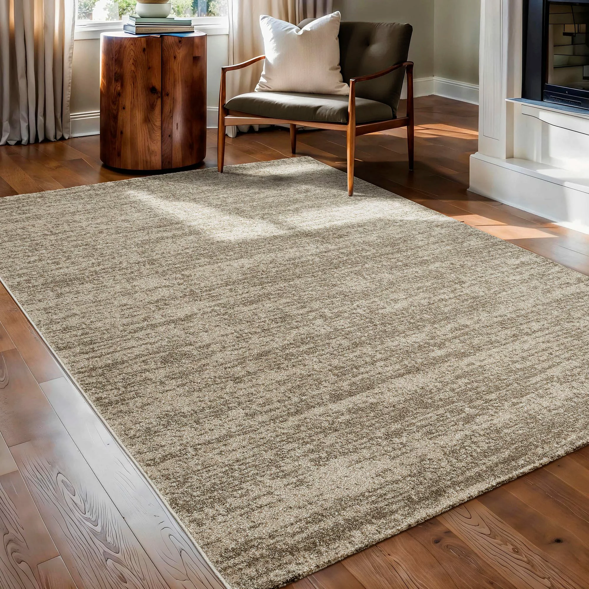 Sanat Teppich »Oslo«, rechteckig, 10 mm Höhe, meliert Kurzflor, Wohnzimmer, günstig online kaufen