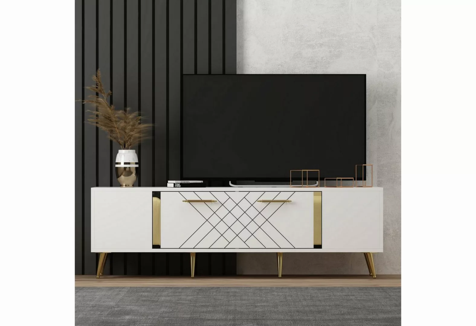 Skye Decor TV-Schrank 48,2x150x35 cm, 100% Melaminbeschichtete Partikelplat günstig online kaufen