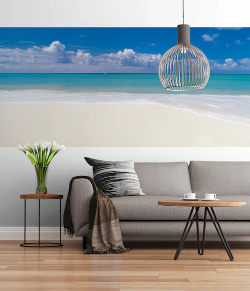 Komar Fototapete »Fototapete - Deserted Beach - Größe 368 x 127 cm«, bedruc günstig online kaufen
