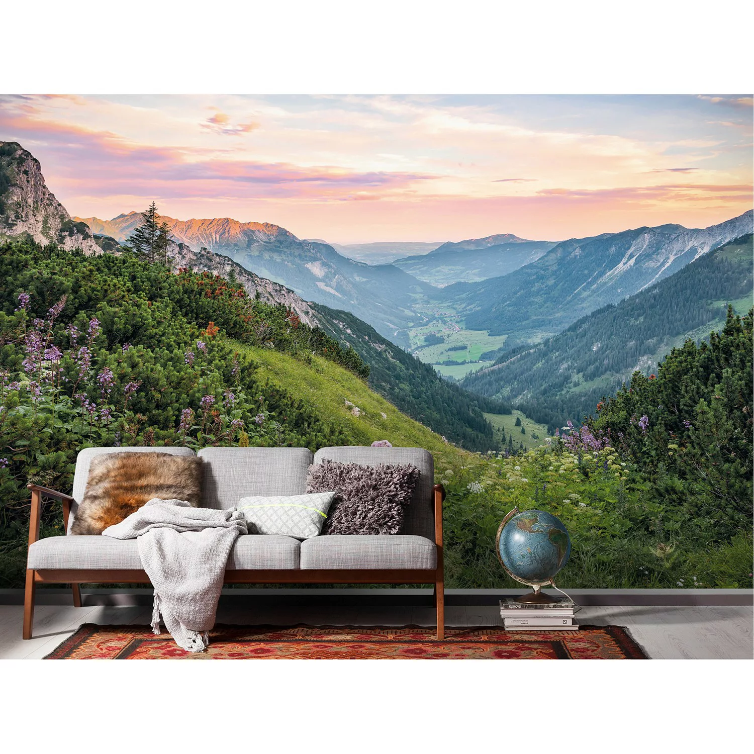 Komar Vliestapete »Alps«, 400x250 cm (Breite x Höhe), Vliestapete, 100 cm B günstig online kaufen