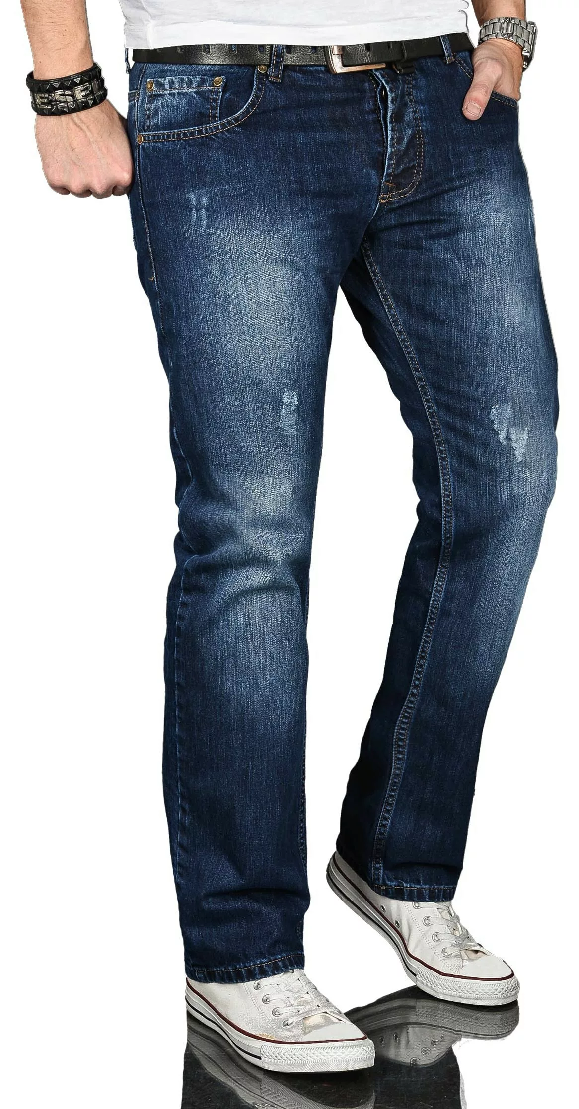 Alessandro Salvarini Regular-fit-Jeans "ASJulio", mit geradem Bein günstig online kaufen